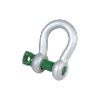G-4161 Green Pin Standard Shackles Product Render 2